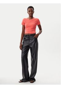 Hugo - HUGO T-Shirt Delanor 50512000 Czerwony Slim Fit. Kolor: czerwony. Materiał: bawełna #3