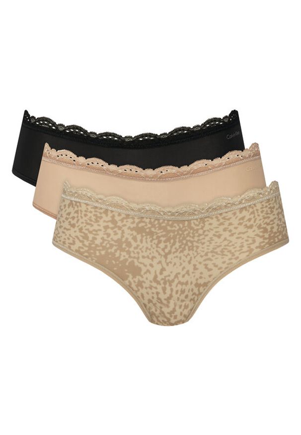 Calvin Klein Underwear Komplet fig LV00QD5302 Kolorowy. Materiał: syntetyk. Wzór: kolorowy