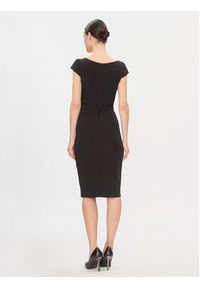 Rinascimento Sukienka koktajlowa CFC0116209003 Czarny Slim Fit. Kolor: czarny. Materiał: syntetyk. Styl: wizytowy