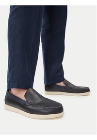 Clarks Mokasyny Bratton Loafer 26181278 Granatowy. Kolor: niebieski. Materiał: skóra #7
