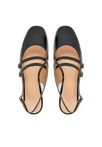 Coach Sandały Winley Slingback Mary Jane CAS42 Czarny. Kolor: czarny. Materiał: skóra, lakier