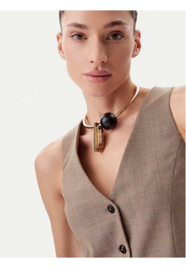 Weekend Max Mara Naszyjnik Damara 2515751065650 Złoty. Materiał: metalowe. Kolor: złoty