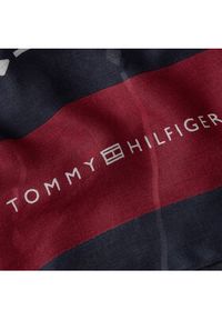 TOMMY HILFIGER - Tommy Hilfiger Szal Essential Flag Modal Scarf AW0AW15352 Granatowy. Kolor: niebieski #3