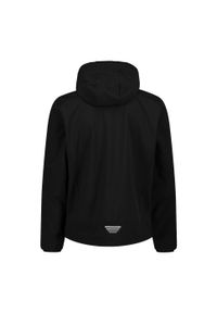 Kurtka męska turystyczna CMP 3A01787N. Typ kołnierza: kaptur. Kolor: czarny. Materiał: softshell. Sport: turystyka piesza