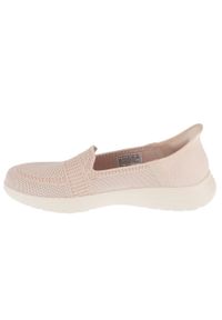 skechers - Buty do chodzenia damskie, Slip-Ins On The Go Flex - Camellia. Kolor: beżowy. Sport: turystyka piesza