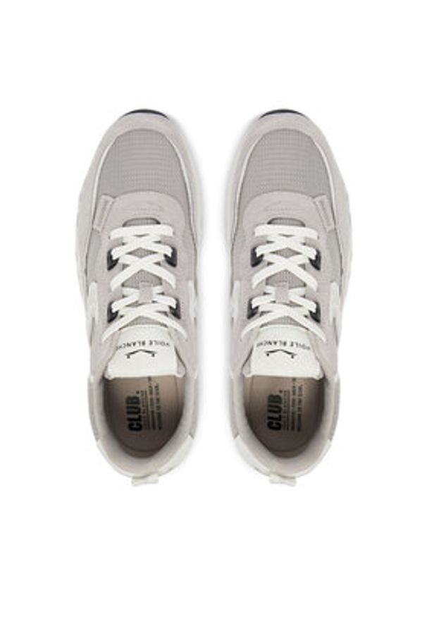 Voile Blanche Sneakersy 2019021-02 Szary. Kolor: szary. Materiał: skóra