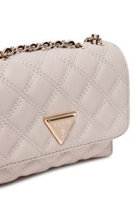 Guess Torebka Giully II Mini HWQG96 73740 Beżowy. Kolor: beżowy. Materiał: skórzane #5