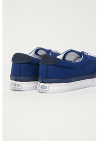 Polo Ralph Lauren - Tenisówki. Nosek buta: okrągły. Zapięcie: sznurówki. Kolor: niebieski. Materiał: syntetyk, materiał, guma. Szerokość cholewki: normalna #2