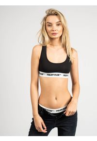 Philipp Plein Majtki "Bi-pack" | DUPP01 | Tanga Donna Bipack | Kobieta | Czarny. Kolor: czarny. Materiał: bawełna, elastan #4
