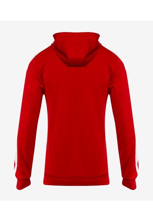 Adidas - Bluza piłkarska męska adidas Squadra 21 Sweat Hoody. Kolor: biały, czerwony, wielokolorowy. Sport: piłka nożna