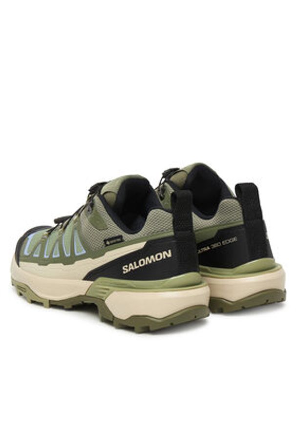 salomon - Salomon Trekkingi X Ultra 360 Edge Gore-Tex L49098300 Zielony. Kolor: zielony. Materiał: materiał