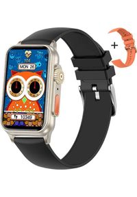 Smartwatch Rubicon Zegarek SMARTWATCH Rubicon RNCF06 czarny i pomarańczowy. Rodzaj zegarka: smartwatch. Kolor: czarny, pomarańczowy, wielokolorowy