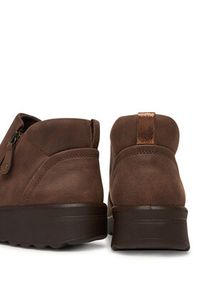 skechers - Skechers Botki Lovely Vibe 158952/CHOC Brązowy. Kolor: brązowy. Materiał: materiał #3