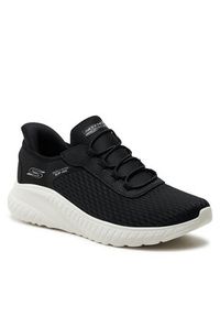 skechers - Skechers Sneakersy Bobs Squad Chaos-In Color 117504/BLK Czarny. Kolor: czarny. Materiał: mesh, materiał