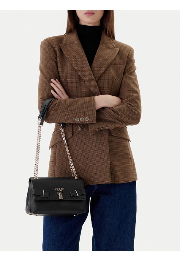 Guess Torebka Yesba HWBG78 33210 Czarny. Kolor: czarny. Materiał: skórzane