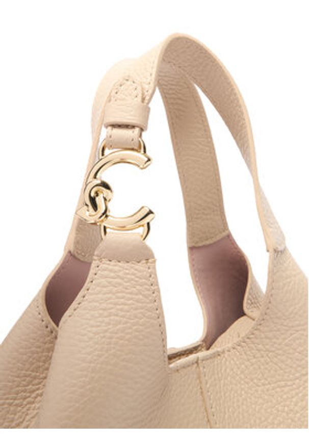 Coccinelle Torebka SHA Coccinelle C-Easy E1 SHA 58 01 01 Beżowy. Kolor: beżowy. Materiał: skórzane