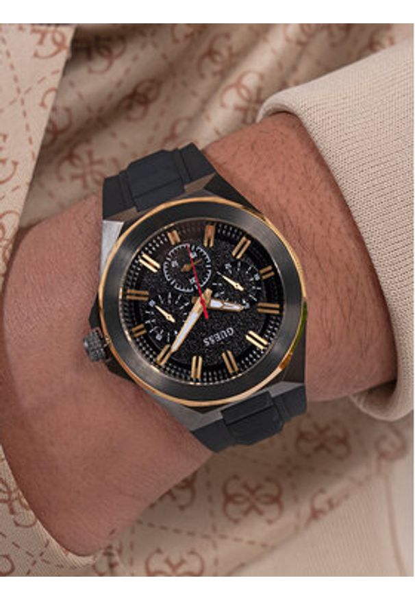 Guess Zegarek GW0799G1 Czarny. Kolor: czarny