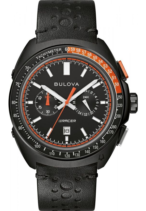 Zegarek męski Bulova 98B428 czarny. Kolor: czarny