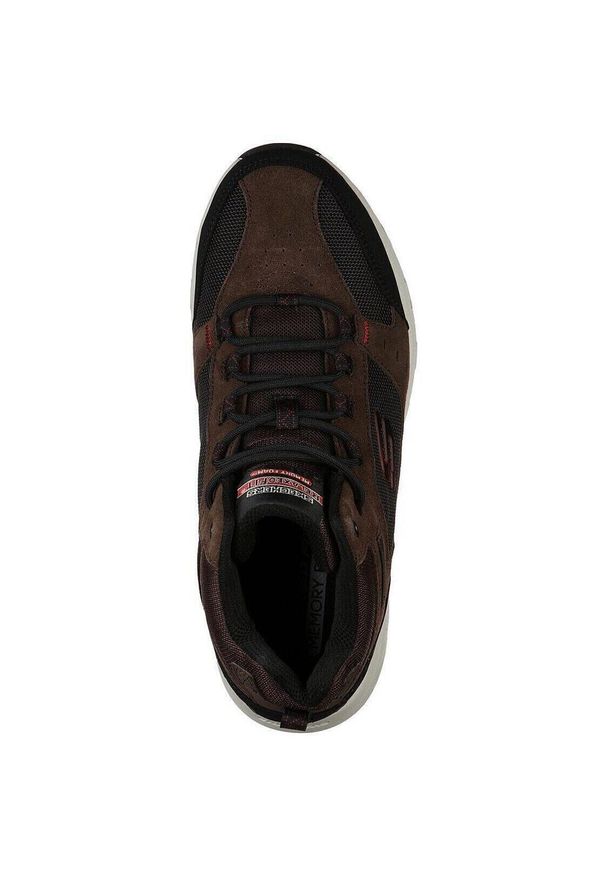 skechers - Buty Skechers Trekkings Ironhide, Mężczyźni. Kolor: brązowy. Materiał: zamsz, materiał