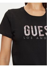 Guess T-Shirt W5RI19 I3Z14 Czarny Regular Fit. Kolor: czarny. Materiał: bawełna #4