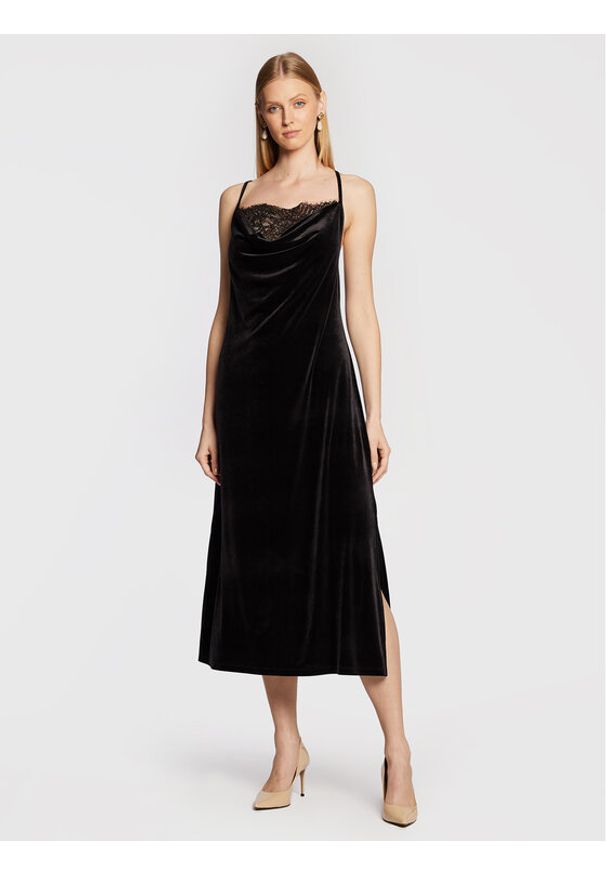 Liu Jo Sukienka koktajlowa 5F2065 J6510 Czarny Regular Fit. Kolor: czarny. Materiał: syntetyk. Styl: wizytowy