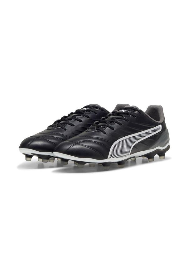 Buty Piłkarskie Puma King Pro Fg/Ag Dorosłych. Kolor: wielokolorowy, czarny, szary. Sport: piłka nożna