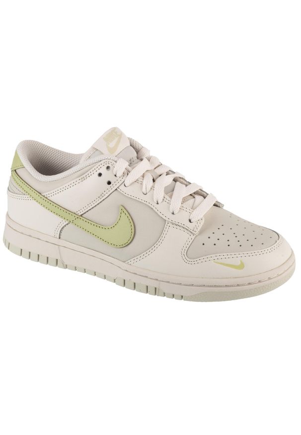 Nike - Buty sportowe Sneakersy damskie, Wmns Dunk Low. Kolor: beżowy. Sport: turystyka piesza