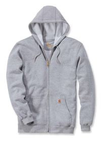 Bluza sportowa męska z kapturem Carhartt Midweight Hooded Zip Sweatshirt. Typ kołnierza: kaptur. Kolor: szary