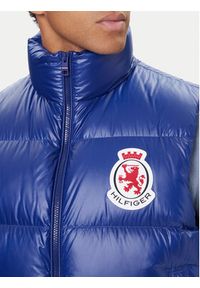 TOMMY HILFIGER - Tommy Hilfiger Kamizelka MW0MW41514 Niebieski Regular Fit. Kolor: niebieski. Materiał: syntetyk #3