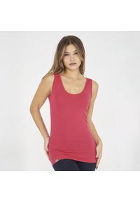 LEGEA - Top treningowy damski RAITA amarena. Kolor: czerwony. Materiał: materiał. Sport: fitness #1