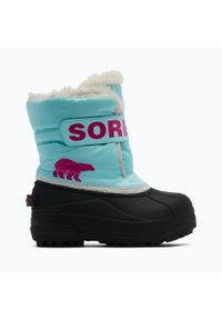 sorel - Śniegowce dziecięce Sorel Snow Commander. Kolor: niebieski