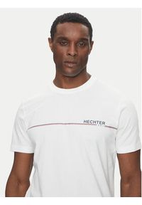 Hechter Paris T-Shirt 75008 151919 Biały Regular Fit. Kolor: biały. Materiał: bawełna #3