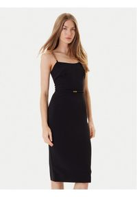 Marciano Guess Sukienka koktajlowa 5YGK13 7160A Czarny Regular Fit. Kolor: czarny. Materiał: syntetyk. Styl: wizytowy