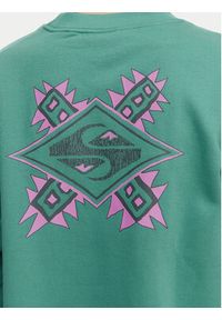 Quiksilver Bluza EQWFT03188 Zielony Oversize. Kolor: zielony. Materiał: bawełna #3