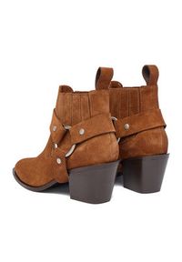 Badura Botki EO-CLEO-501-25 Brązowy. Kolor: brązowy. Materiał: zamsz, skóra #7