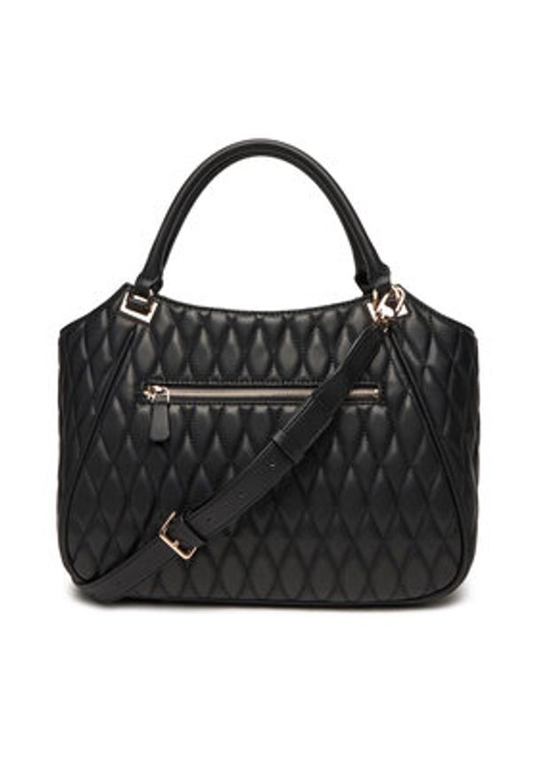 Guess Torebka Valla HWQG81 22220 Czarny. Kolor: czarny. Materiał: skórzane