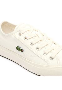 Lacoste Tenisówki Backourt 747CFA0006 Écru. Materiał: materiał