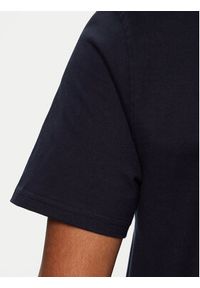 Hunter T-Shirt HARU0006242 Granatowy Regular Fit. Kolor: niebieski. Materiał: bawełna
