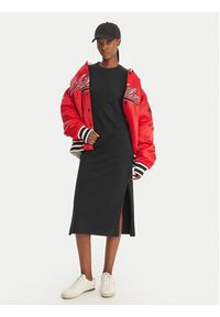 Kappa Sukienka codzienna Iclisia 332D7PW Czarny Slim Fit. Okazja: na co dzień. Kolor: czarny. Materiał: bawełna. Typ sukienki: proste. Styl: casual #6