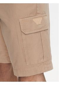 Emporio Armani Underwear Szorty materiałowe 211835 3R471 00051 Beżowy Regular Fit. Kolor: beżowy. Materiał: bawełna #5