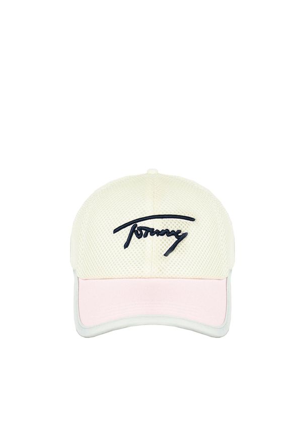 Tommy Jeans Czapka | AW0AW14605LXW | Kobieta | Zielony, Różowy. Okazja: na co dzień. Kolor: zielony, wielokolorowy, różowy. Materiał: poliester. Styl: elegancki, casual