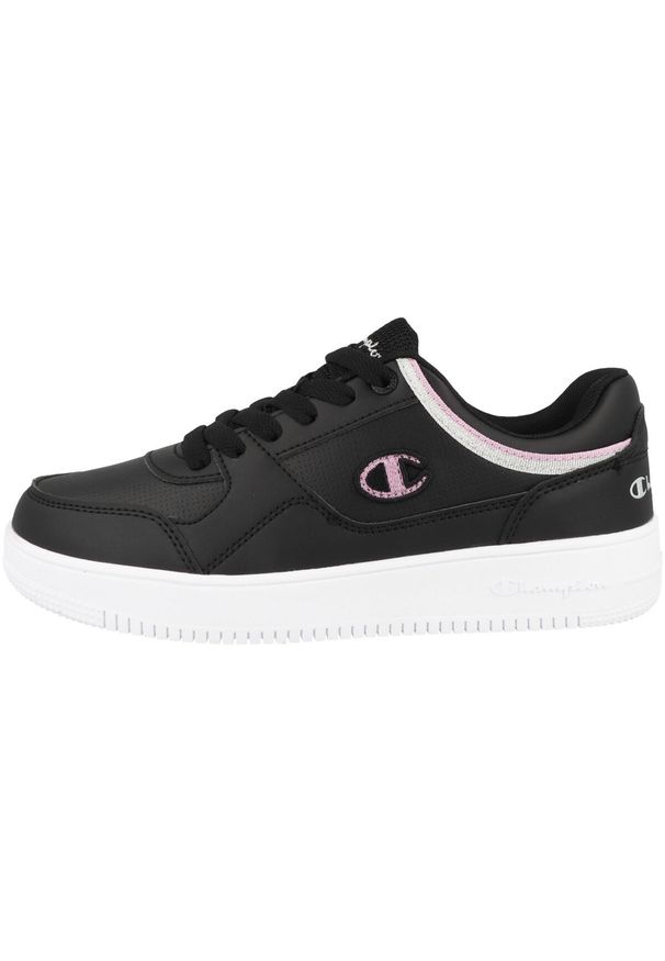 Buty do chodzenia damskie Champion Rebound Low. Zapięcie: sznurówki. Kolor: czarny. Materiał: syntetyk, tkanina, materiał. Szerokość cholewki: normalna. Sport: turystyka piesza