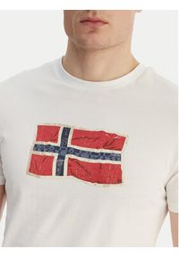 Napapijri T-Shirt S-Mahsa NP0A4FZB Biały Regular Fit. Kolor: biały. Materiał: bawełna #3