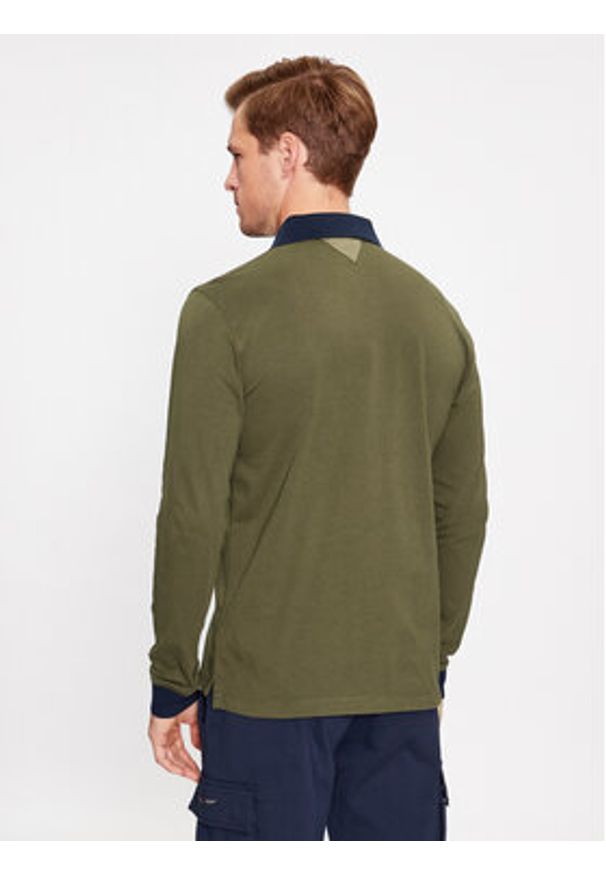 Aeronautica Militare Polo 232PO1709J584 Zielony Regular Fit. Typ kołnierza: polo. Kolor: zielony. Materiał: bawełna