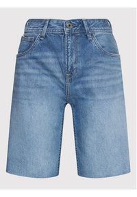 Pepe Jeans Szorty jeansowe Violet PL801006 Niebieski Regular Fit. Kolor: niebieski. Materiał: bawełna #5