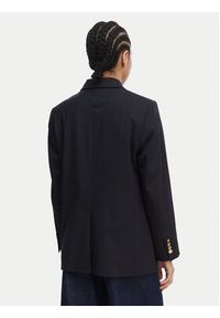 TOMMY HILFIGER - Tommy Hilfiger Marynarka WW0WW50784 Granatowy Relaxed Fit. Kolor: niebieski. Materiał: syntetyk #5