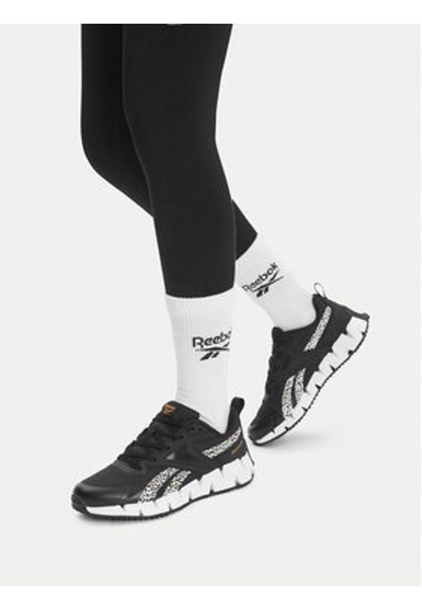 Reebok Sneakersy CEO-ZIG VECTOR AR30153W-WXZ Czarny. Kolor: czarny. Materiał: skóra