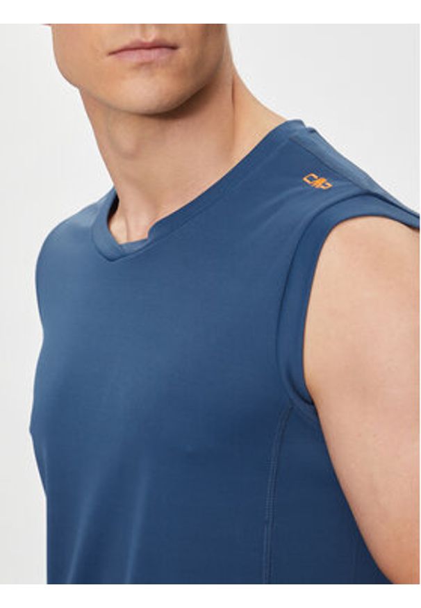 CMP Tank top 3T59977 Niebieski Regular Fit. Kolor: niebieski. Materiał: syntetyk
