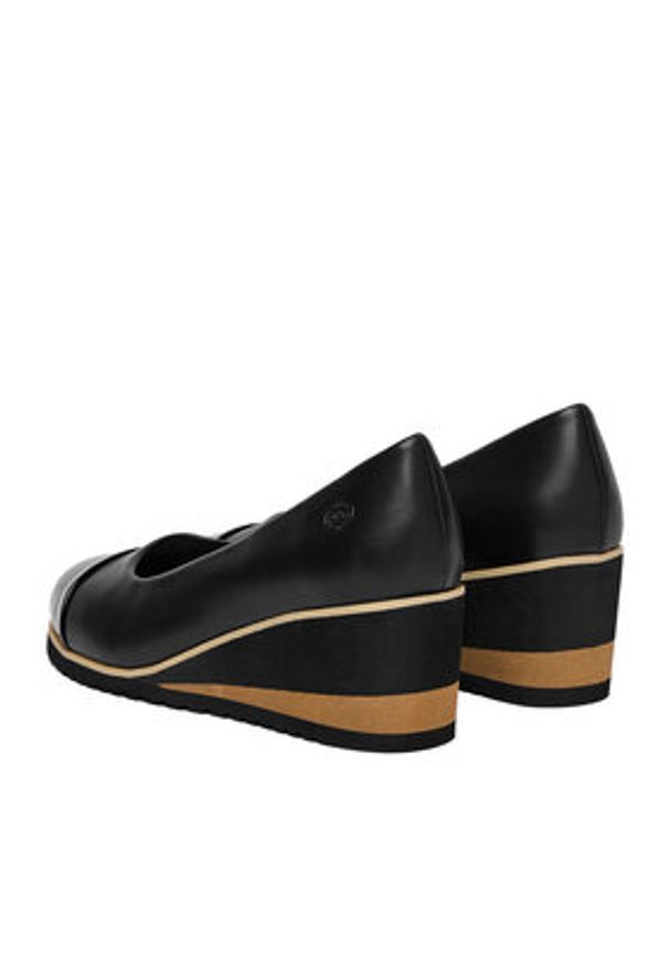 Go Soft Czółenka CEO-WYL3396-2 Czarny. Kolor: czarny. Materiał: materiał