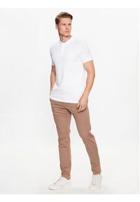 JOOP! Jeans Polo 30037520 Biały Modern Fit. Typ kołnierza: polo. Kolor: biały. Materiał: bawełna #5